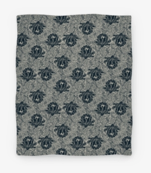 Lotus Flower Pattern Blanket - 5 X 7 Rust Area Rugs #202054