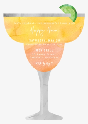 Open House Invitations Margaritaville Yellow Happy - Wine Glass #202082 Open House Invitations Margaritaville Yellow Happy - Wine Glass #202082