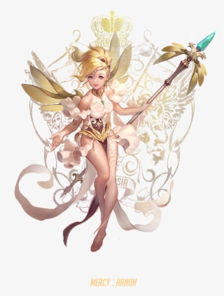 If Overwatch Characters Lived In Final Fantasy - Overwatch Mercy Fantasy #202128