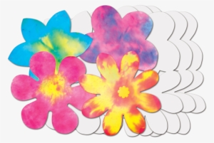 Roylco® Colour Diffusing Flowers - Roylco 9" X 9" Color Diffusing Paper, Flowers Shape #202400