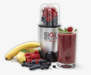Magic Bullet Mini Logo Magic Bullet With Fruit Smoothie - Magic Bullet Png #202776