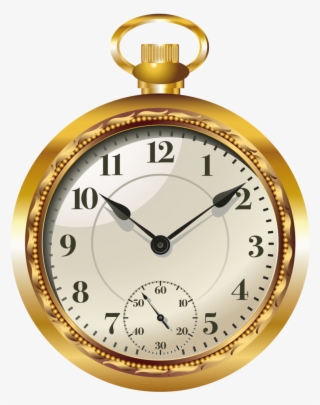 Pocket Watch Clock Png Clip Art - Clip Art Watch Png #203352