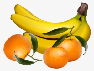 Banana Clipart Natural Thing - Orange And Banana Clipart #203495