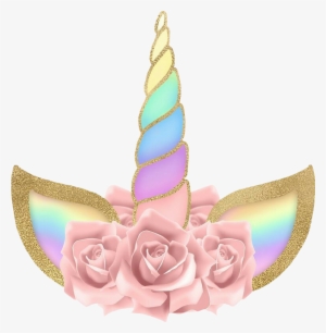 Discover The Coolest - Unicorn Flowers Png #203844
