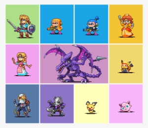 And Pichu Joins My Pixelart Roster - Smash Bros Ultimate Marx #204052