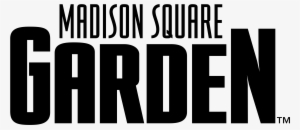 Madison Square Garden Logo Black And White - Madison Square Garden #204053