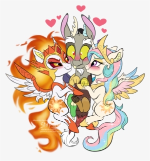 Daybreaker And Celestia X Discord By Stepandy - Mlp Daybreaker Vs Solar Flare #204311