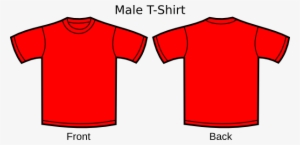 Red Tshirt Svg Clip Arts 600 X 291 Px #204629