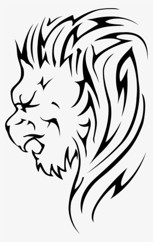 Open - Lion Vector Transparent Background #204654
