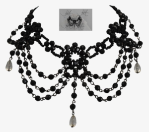Goth, Necklaces, Jewelry, Goth Subculture, Jewellery - Black Necklace Png #205002