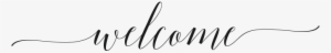 Welcome - Calligraphy #205104