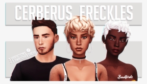 ̗̀ Cerberus Freckles [v2] ̖́- - Sims 4 Cerberus Freckles #205567