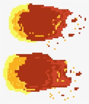 Fire Bullets - Pixel Art Bullets #205593