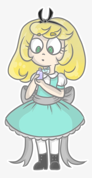 Graphic Royalty Free Alice Drawing Bottle - Drawing #205746