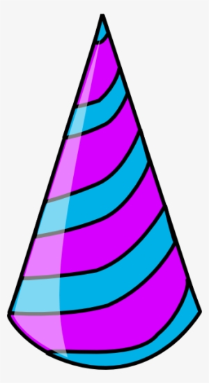 Best Birthday Hat Clipart - Party Hat Blue And Purple #206393
