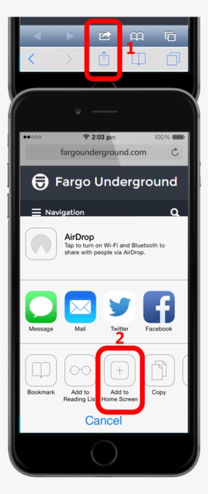 Add Fargo Underground To Iphone Homescreen - Iphone #206788