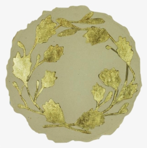 "gold Wreath Three" Watercolor & Ink Painting On Chairish - Atlas #207049 "gold Wreath Three" Watercolor & Ink Painting On Chairish - Atlas #207049