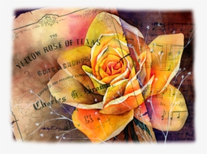 Click And Drag To Re-position The Image, If Desired - Yellow Rose Of Texas #207069