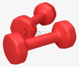Kettlebells And Dumbbells - Red Dumbbells Clipart #207530