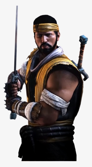 Hanzo Hasashi Render - Mortal Kombat Scorpion Hanzo Hasashi #207791