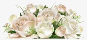 White Rose Bunch - Transparent Background White Roses Png #207867