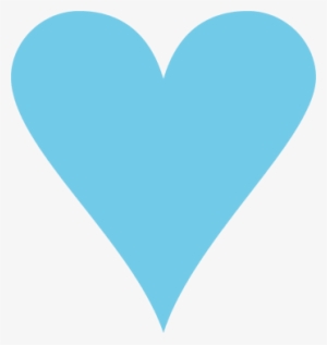 Heart Clip Art - Blue Heart No Background #208165