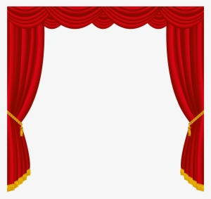 Vector Transparent Red Curtains Decor Png Gallery Yopricevill - Curtain ...