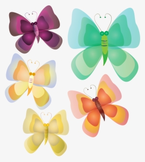 This Free Icons Png Design Of Not So Realistic Butterflies #208212