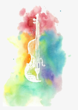 Violin Watercolor Painting Drawing - Watercolor Violin #208855
