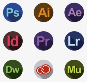 Photoshop Logo Clipart Abode - Adobe Icons Vector Png #209006