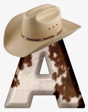 Alfabeto Decorativo Cowboy Png - Cowboy #209124