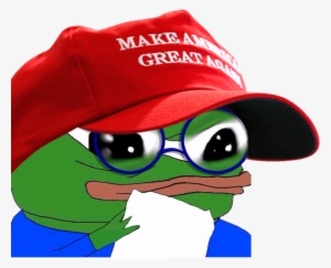 Make Great Eyewear Red Green Vertebrate Cap Headgear - Make America Great Again Pepe #209194