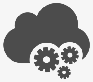 Cloud With Gears Wide New Color - Illustration #209265