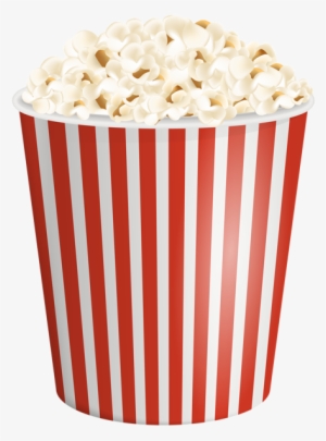 Graphic Transparent Library Box With Clip Art Image - Popcorn Flyer Template #209440