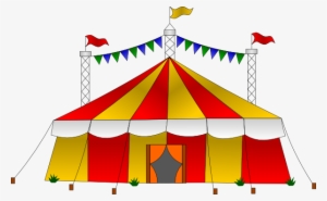 Event Tent Clipart - Circus Tent Cartoon Png #209472