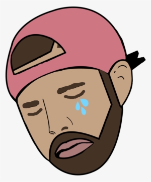 Drake Hotline Bling Meme Png Clip Black And White Download - Drake Crying Meme #209529