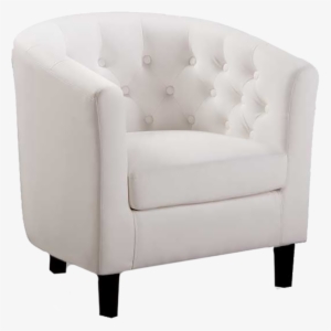Jeffrey White Leather Chair #209995