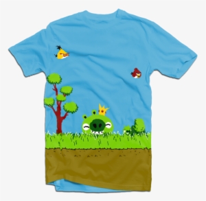 Duck Hunt T-shirt Nes Zapper T Shirt Clothing Blue #2000778