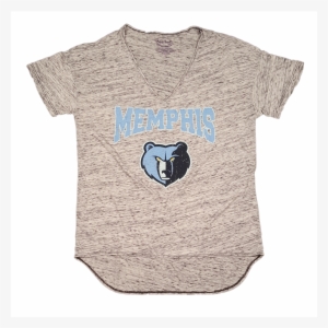 Memphis Grizzlies Women's Oversized Hi Lo Burnout V - Nba Memphis Grizzlies All Pro Baby Bib Asfs #2000805