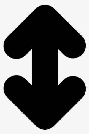 Double Up And Down Arrow Symbol Vector - Flecha Arriba Y Abajo #2001103