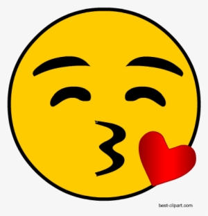 Face Blowing A Kiss Free Clip Art - Clip Art #2001430
