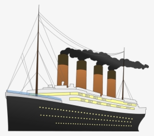 Sinking Ship Clipart - Rms Titanic #2001895