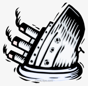 The Titanic Royalty Free Vector Clip Art Illustration - Titanic Clip Art #2002032