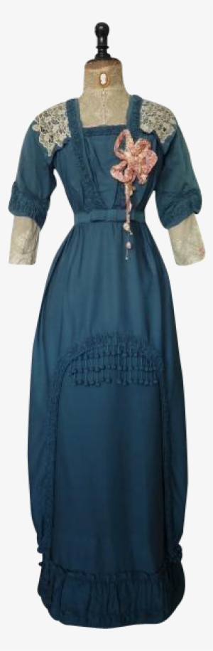 Titanic Era Reception Gown, Antique Gown, Antique Dress, - Fashion #2002272