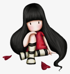 Corazones - Dibujo Chica Con Flequillo #2002346