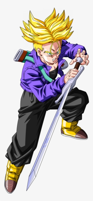 Ssj Mirai Trunks - Dragon Ball Z Trunks Del Futuro Ssj #2002645