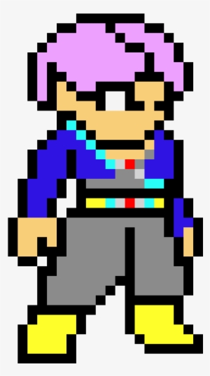 Cell Saga Future Trunks - Goku Ssj God Pixel Art #2002846