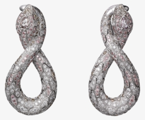 High Jewellery Earringswhite Gold, Brown Diamonds, - Earring #2003163