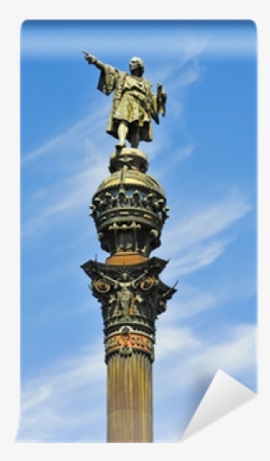 Monument To Christopher Columbus In Barcelona, Spain #2003361