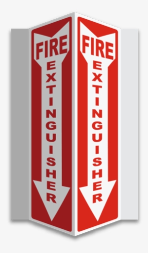 Fire Extinguisher 3-way Sign - Sign Of Fire Hose Cabinet #2003496